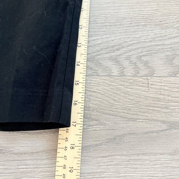 Croft & Barrow Womens Capri Pants Size 12 Black Stretch Crop Wide Leg Classic - Picture 12 of 14